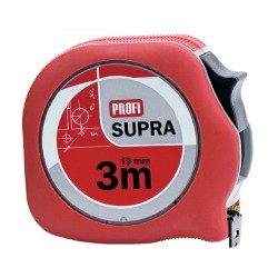 Svinovací metr, SUPRA Profi, 5 m x 19 mm, Metrie