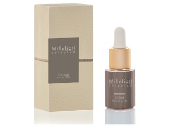 Aroma olej Selected, Cedar, 15 ml, Millefiori Milano