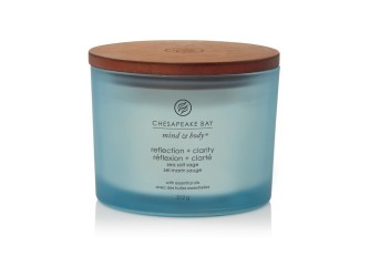 Vonná svíčka 3 knoty CHESAPEAKE BAY CANDLE, REFLECTION & CLARITY (Pravda a jasný pohled), 312 g