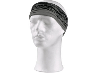 Šátek multifunkční CXS LORY, 23x45, černo - šedý