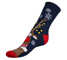 Ponožky Termo Rudy modrá 42-46, Veratex