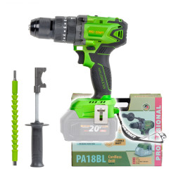 Aku vrtací šroubovák s příklepem Procraft PA18BLbb | PA18BL-BB